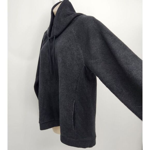 RBX Pullover Sweater Jacket Women's Size Medium Fuzzy Fleece Funnel Neck Pockets - Picture 4 of 12